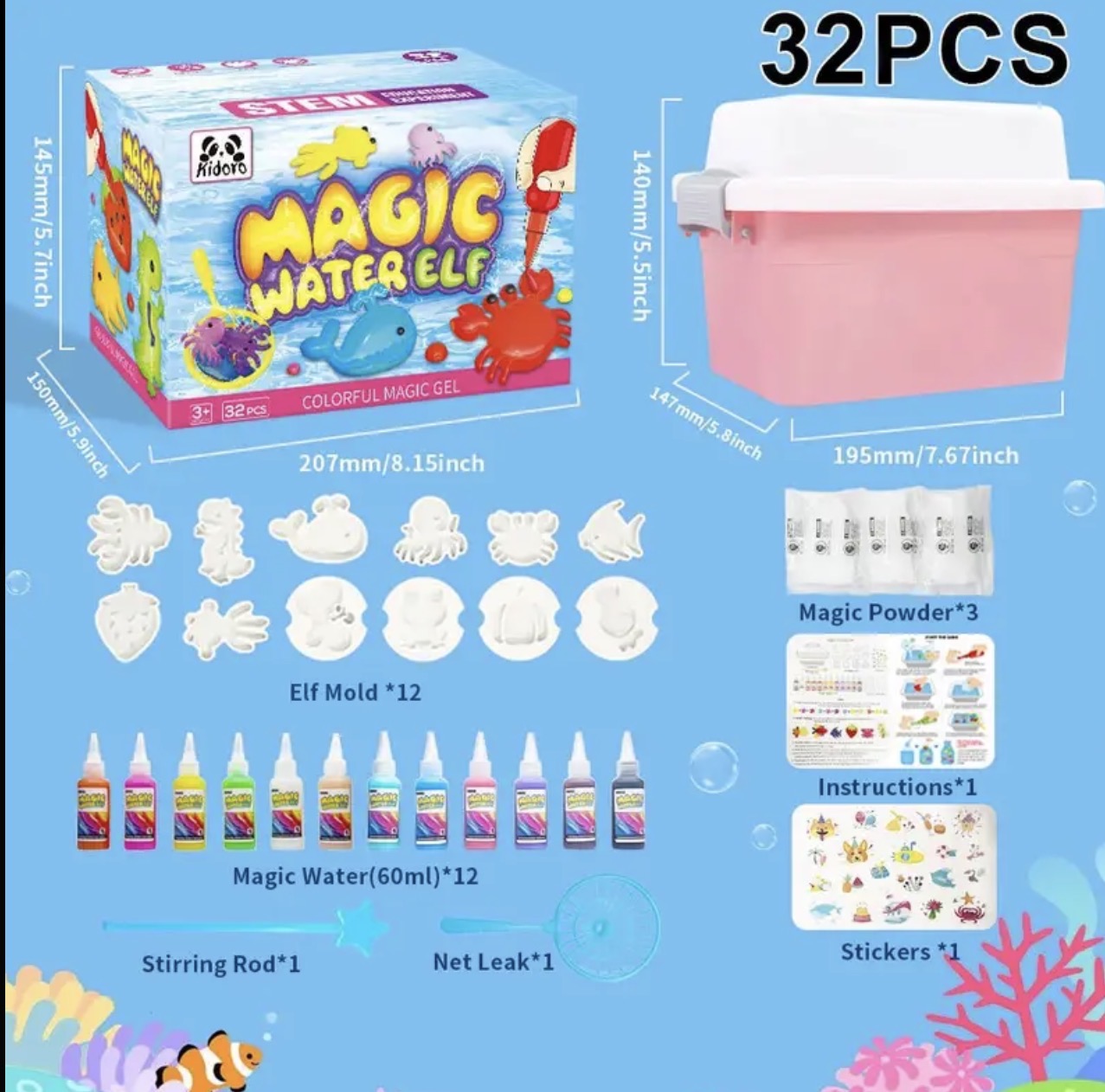 Magic water elf diy set