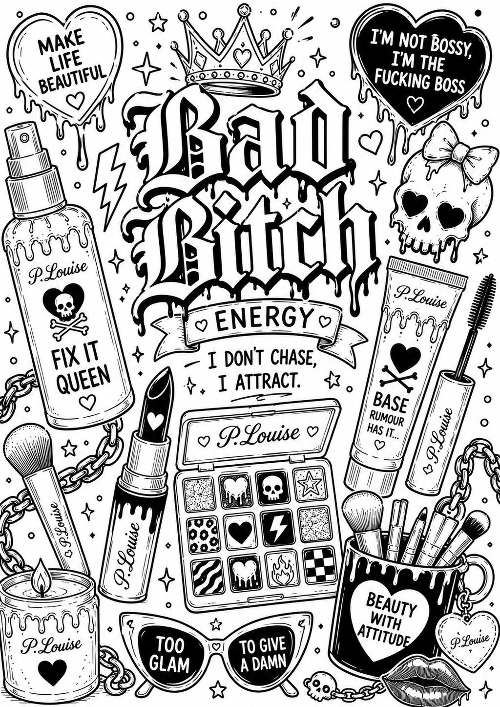 Plouise colouring book