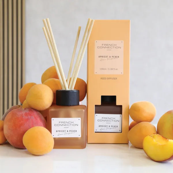 Apricot & Peach Reed Diffuser by French Connection 100ml