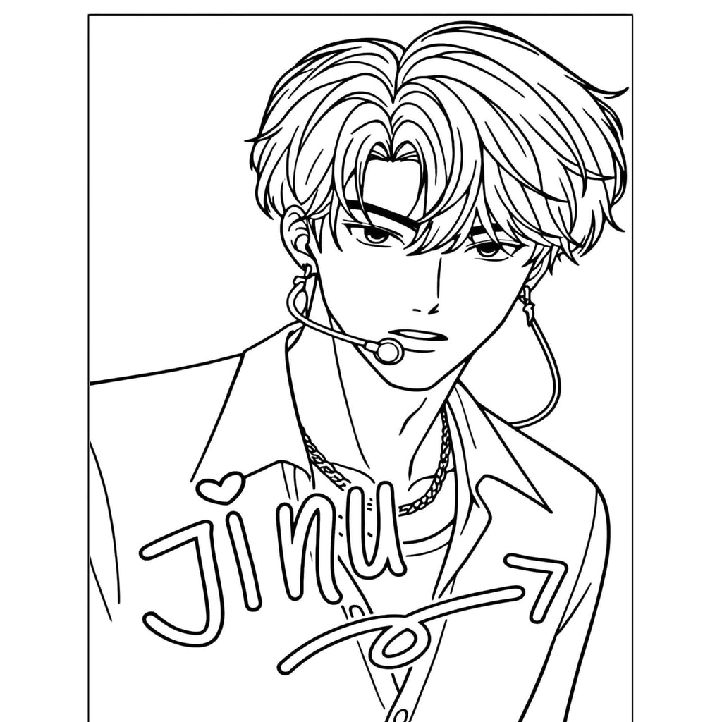 K-pop deman hunters colouring book
