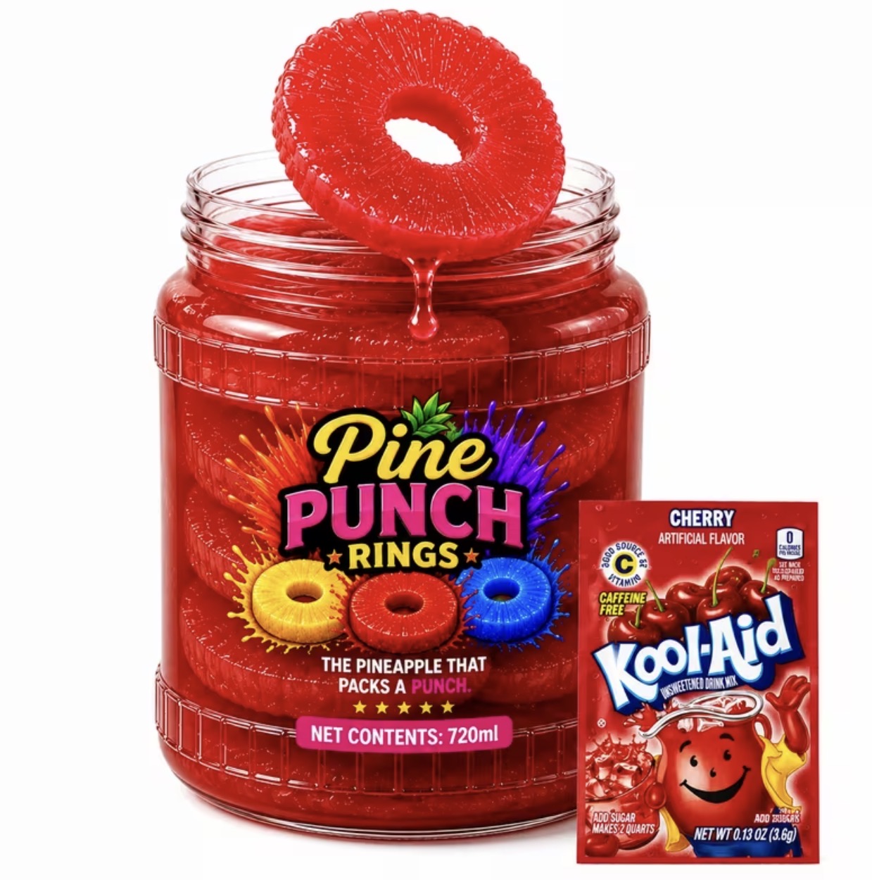 Pine punch rings
