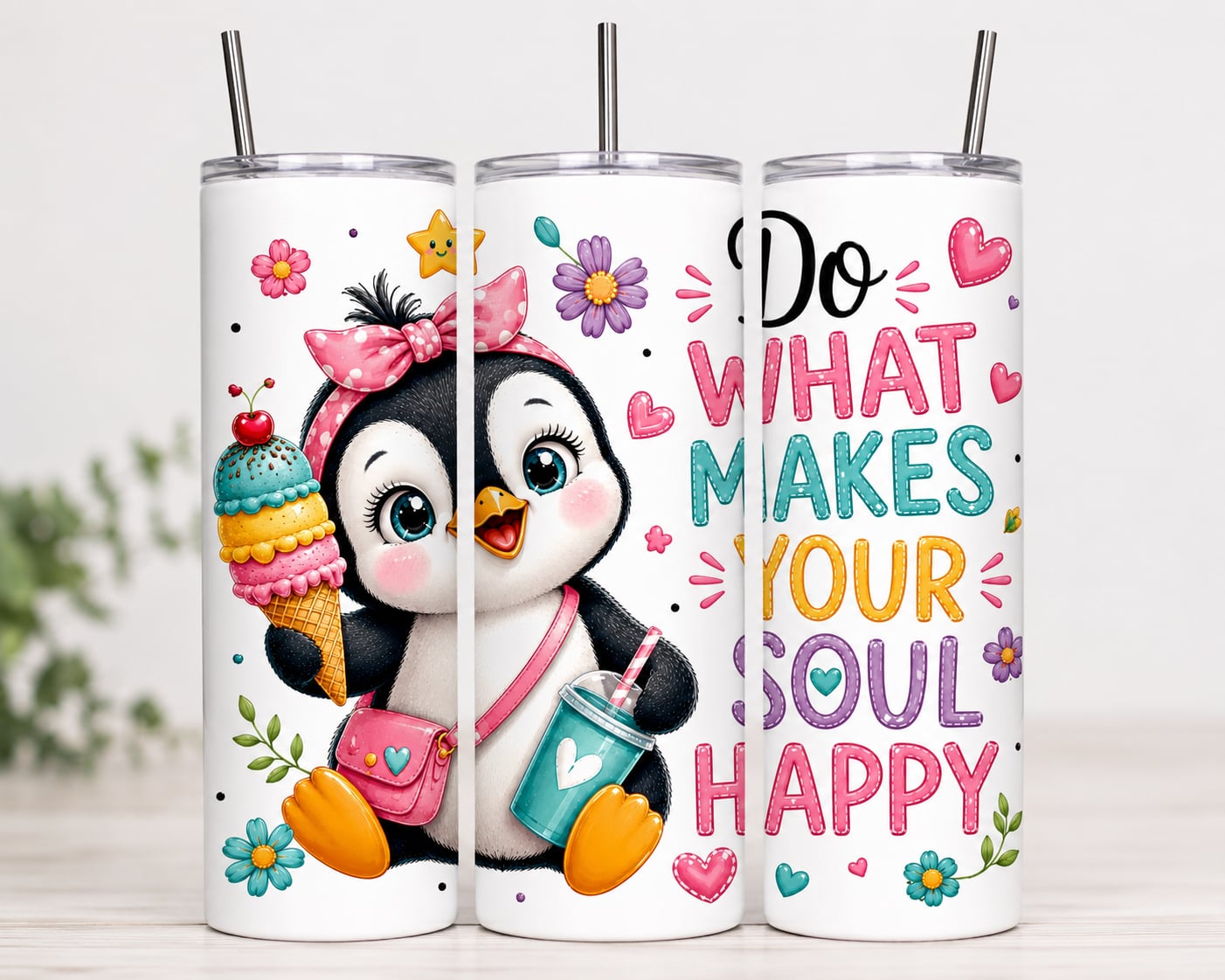 Penguin 20z tumbler