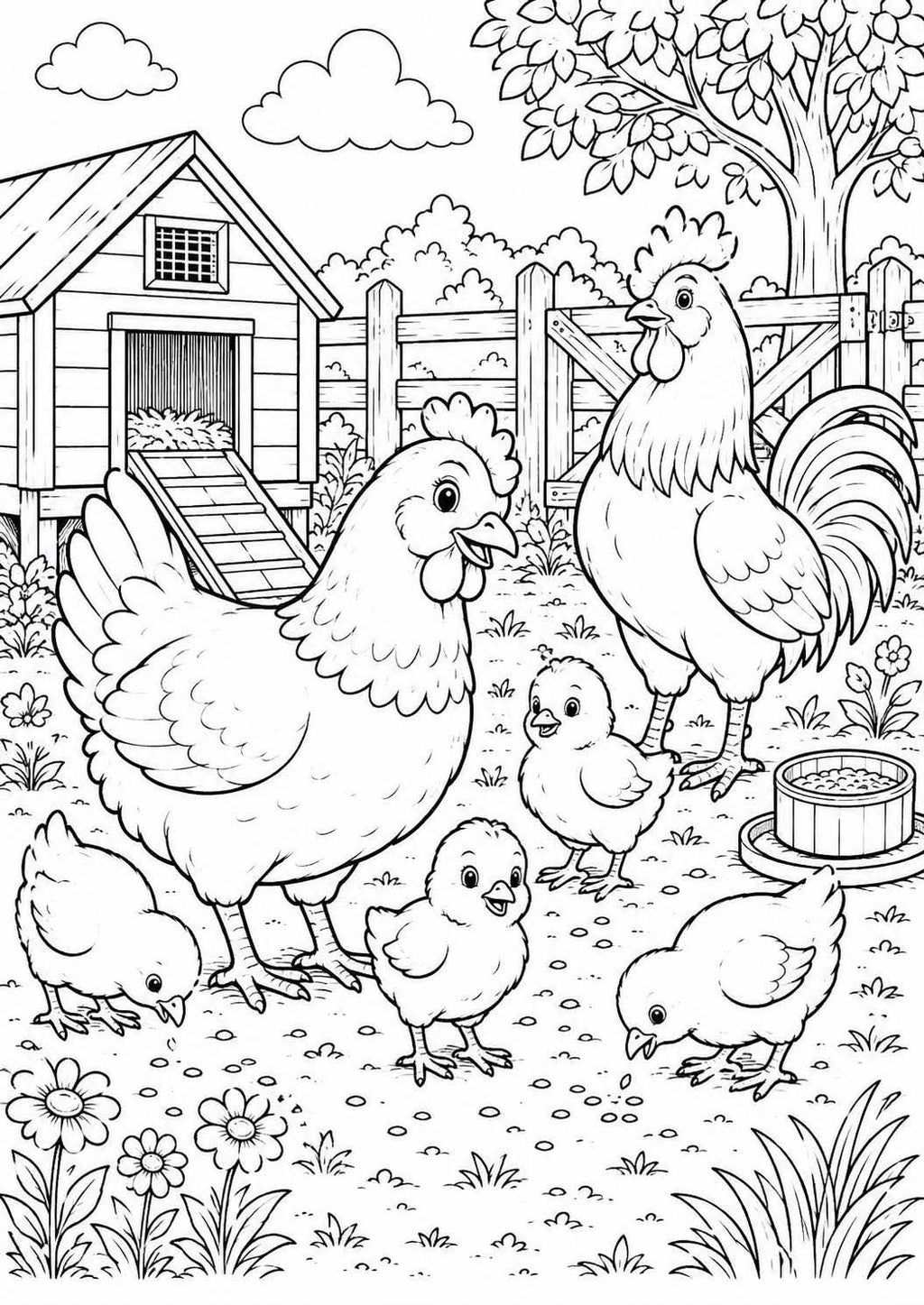 Animal farm colouring book