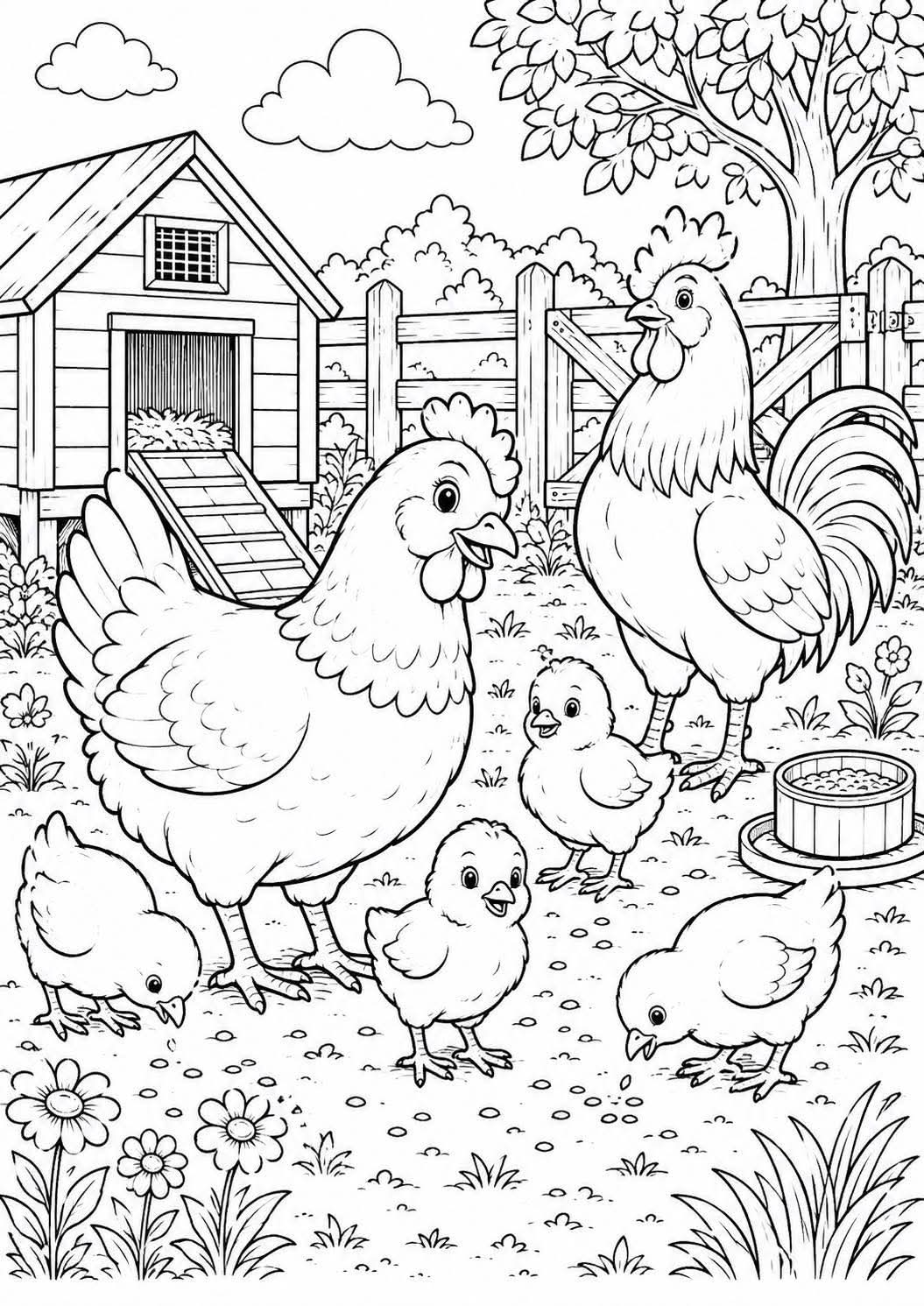 Animal farm colouring book