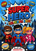 Super hero colouring book