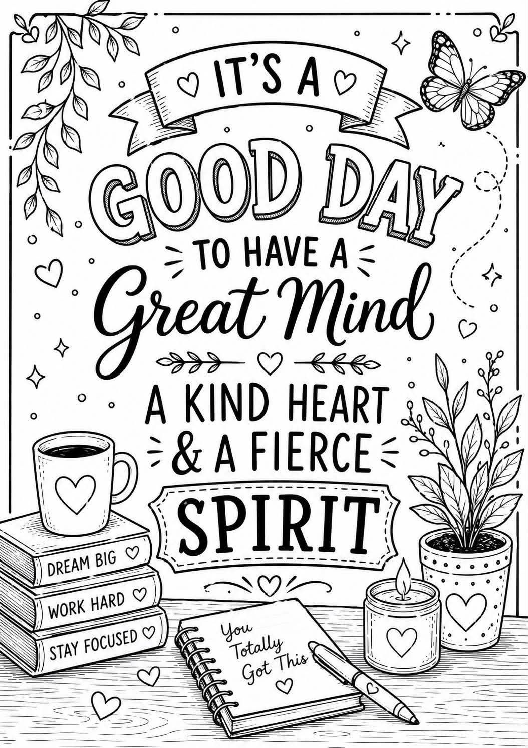Anxiety colouring book