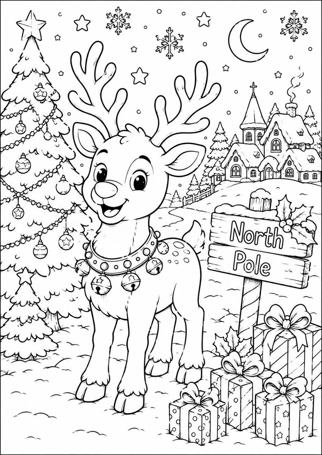 Christmas colouring book