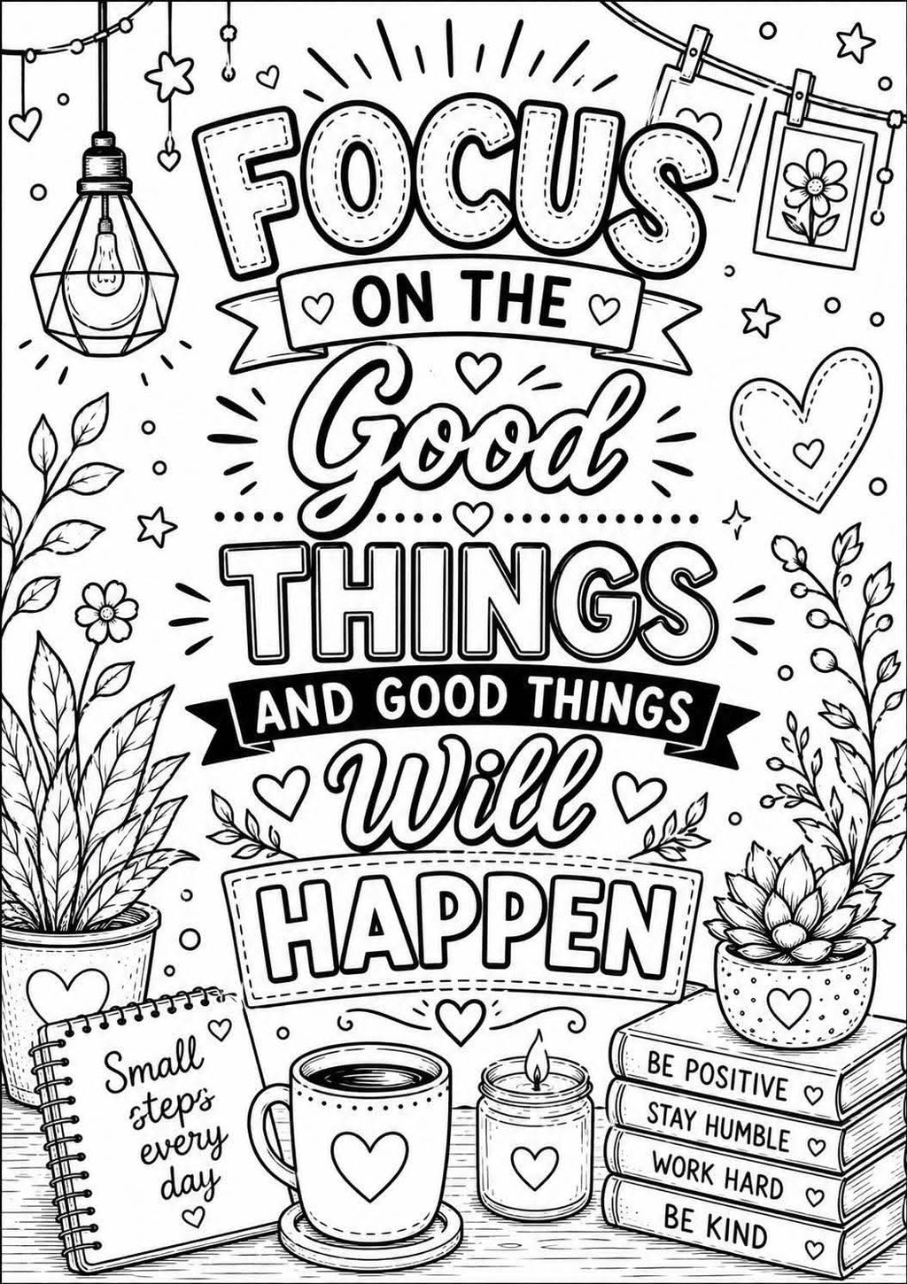 Anxiety colouring book