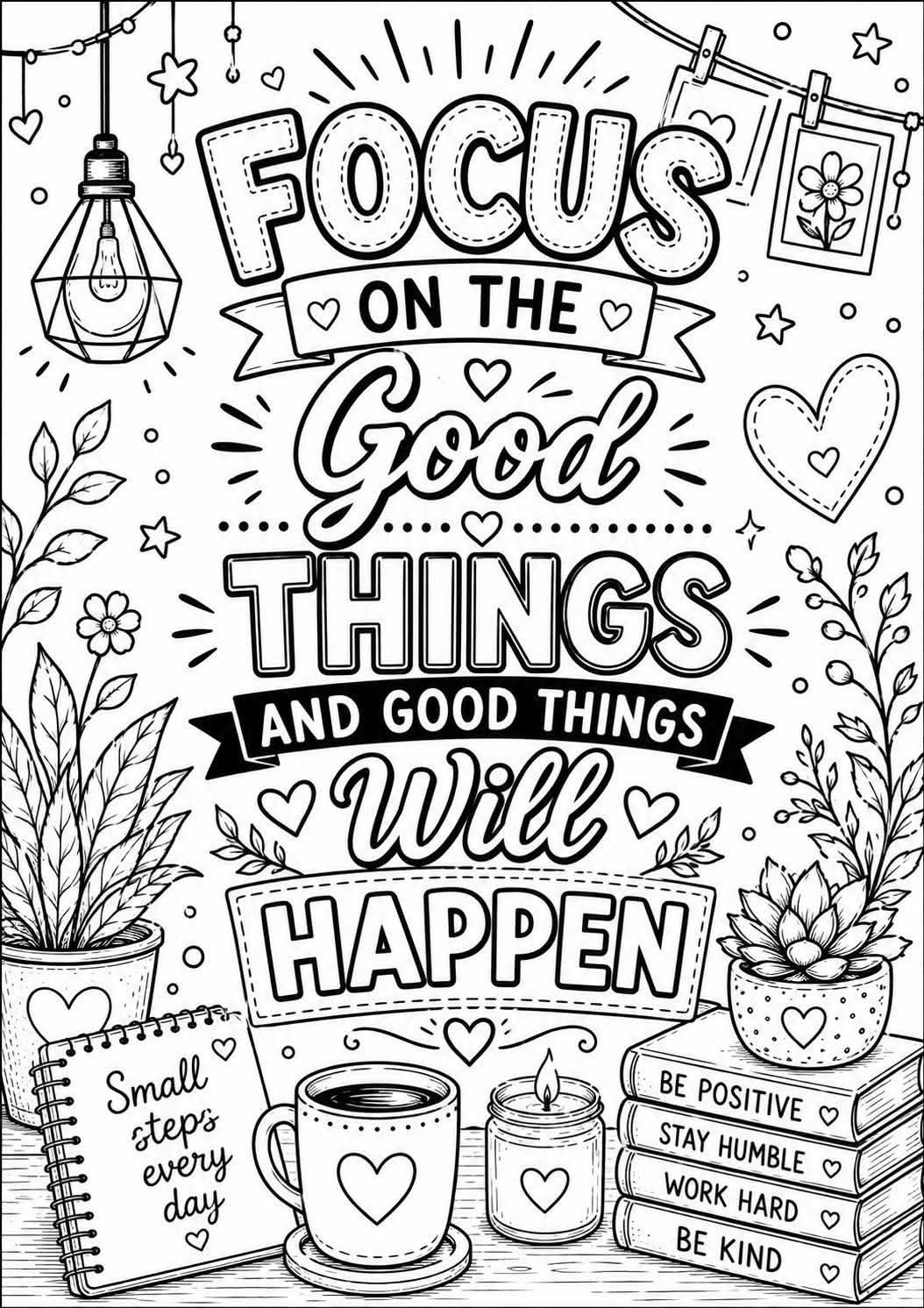 Anxiety colouring book