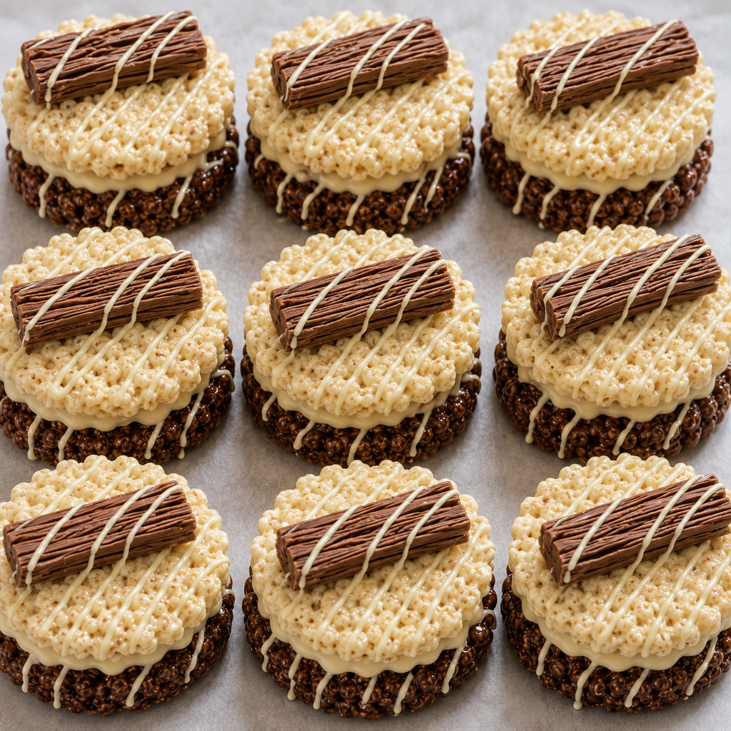 Crispie dessert sandwich treat