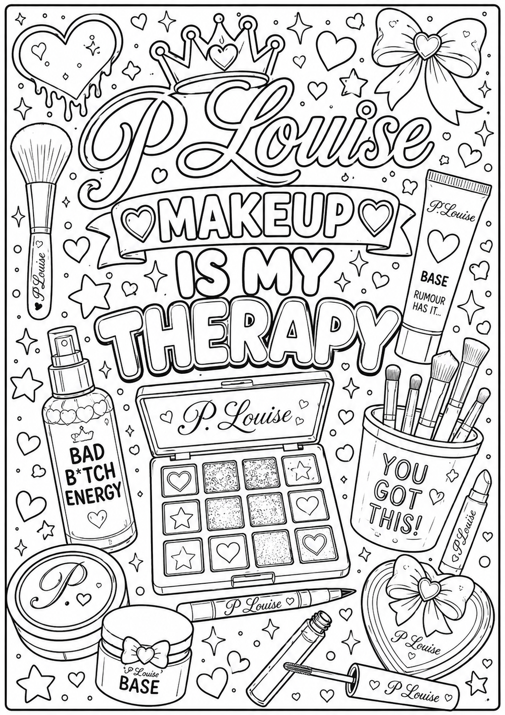 Plouise colouring book