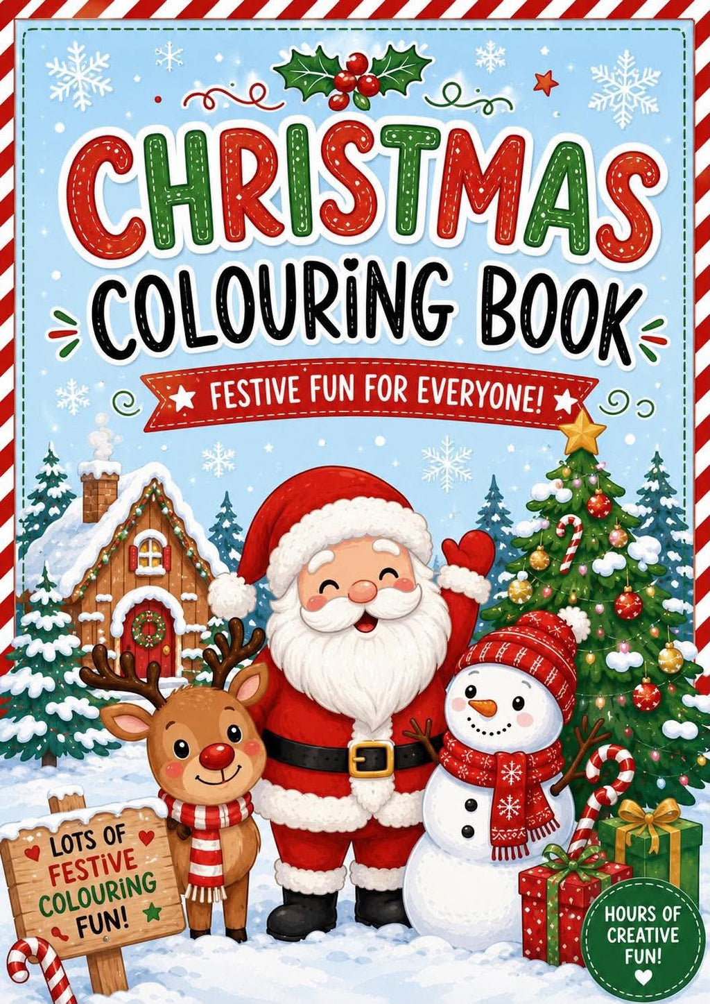 Christmas colouring book