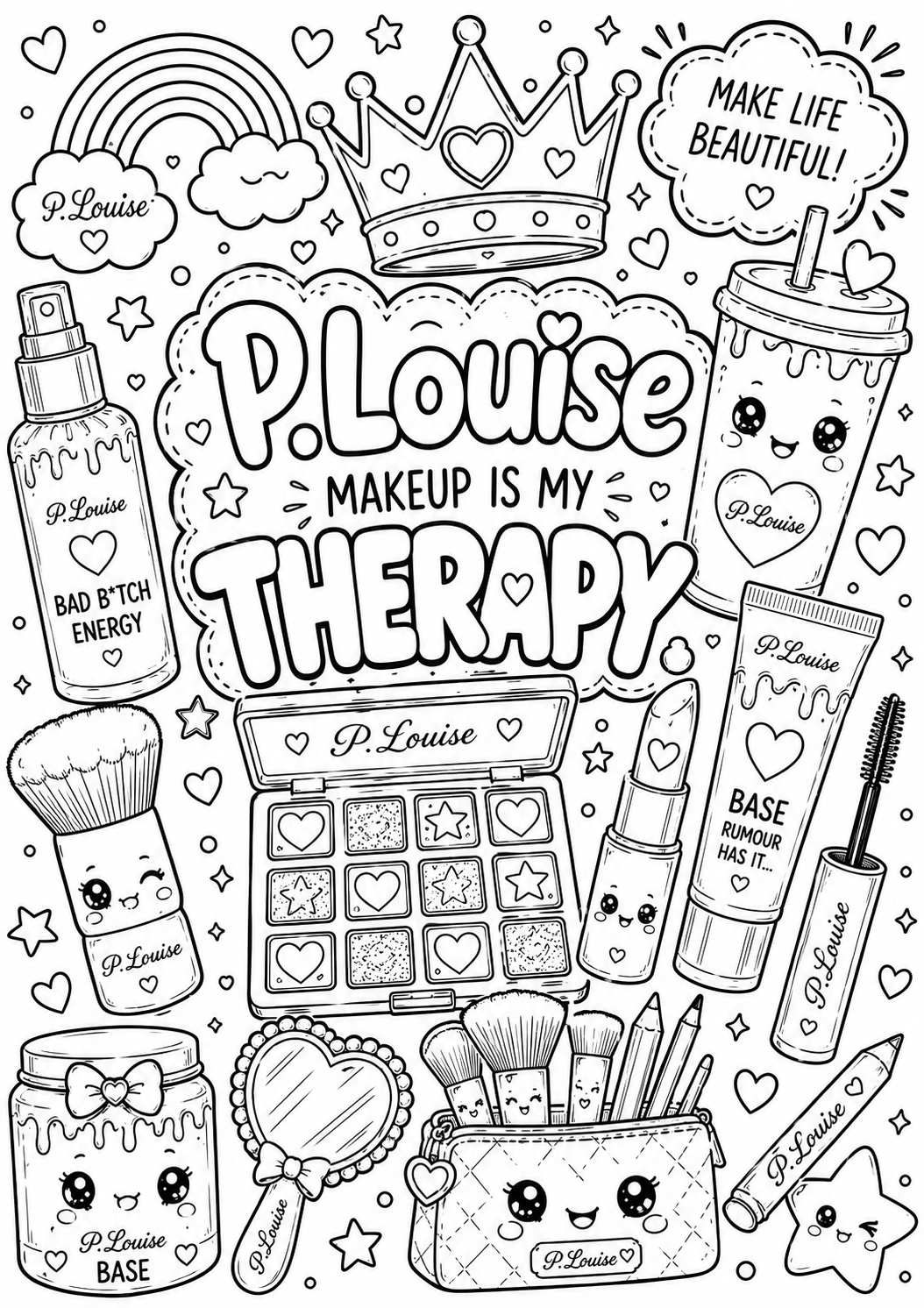 Plouise colouring book