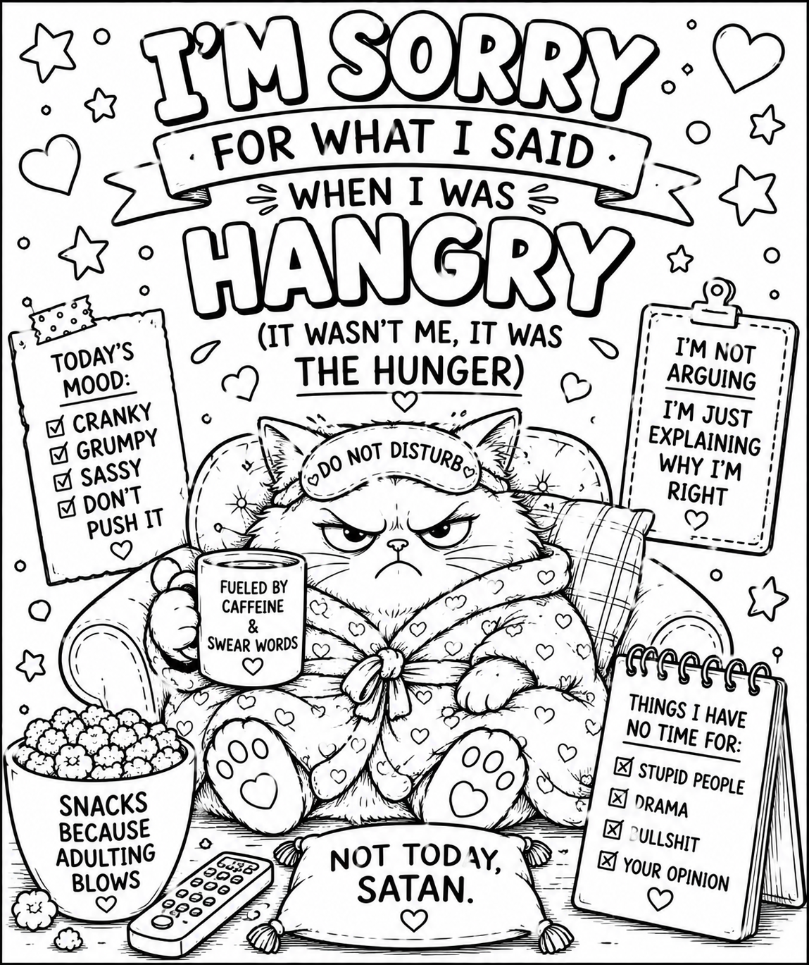 Adult colouring book