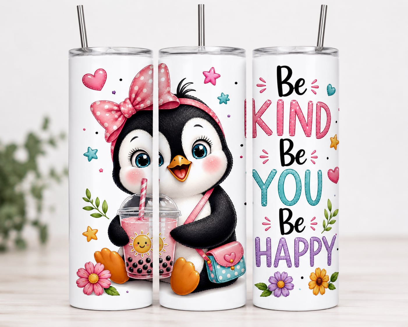 Penguin 20z tumbler