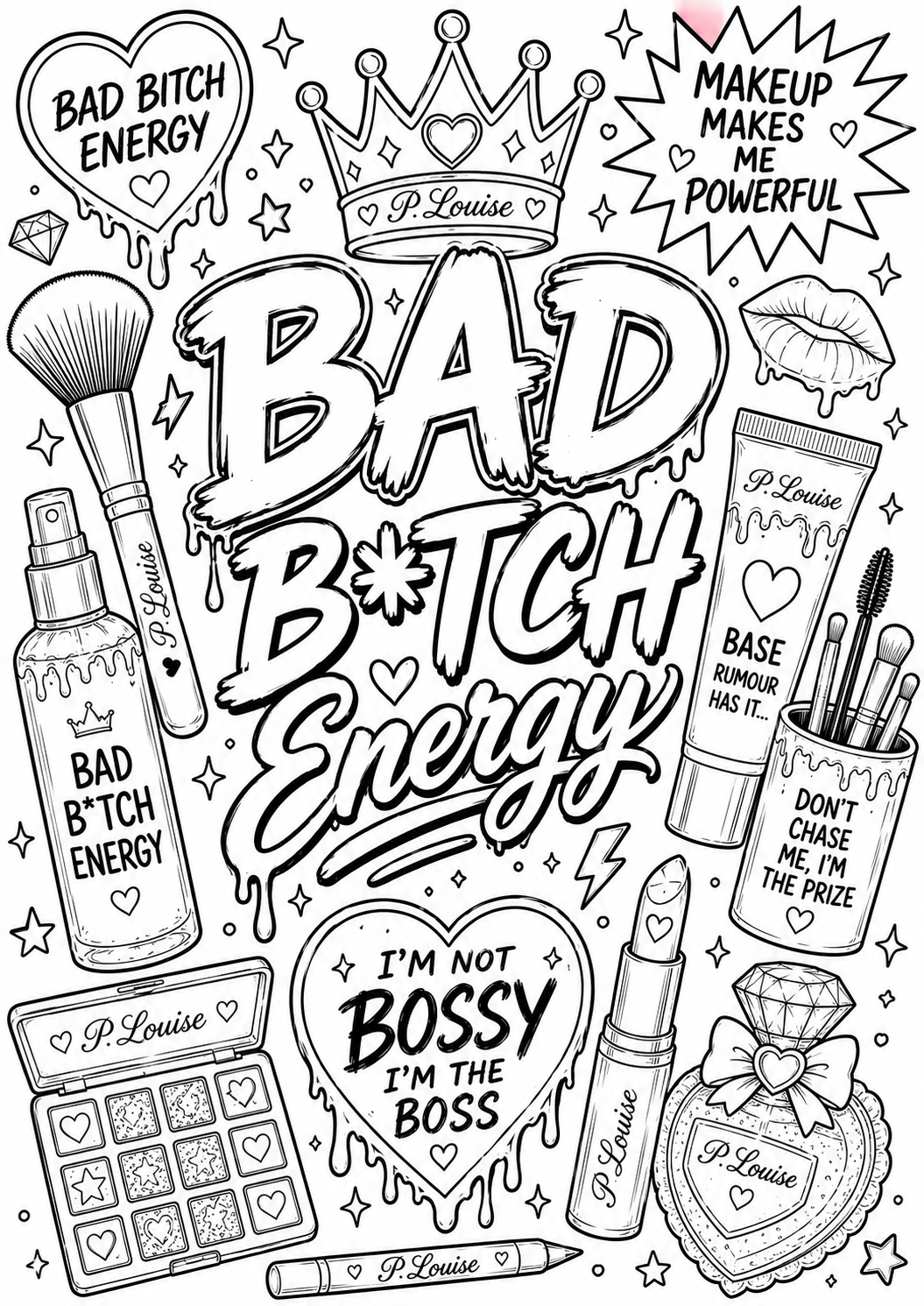 Plouise colouring book