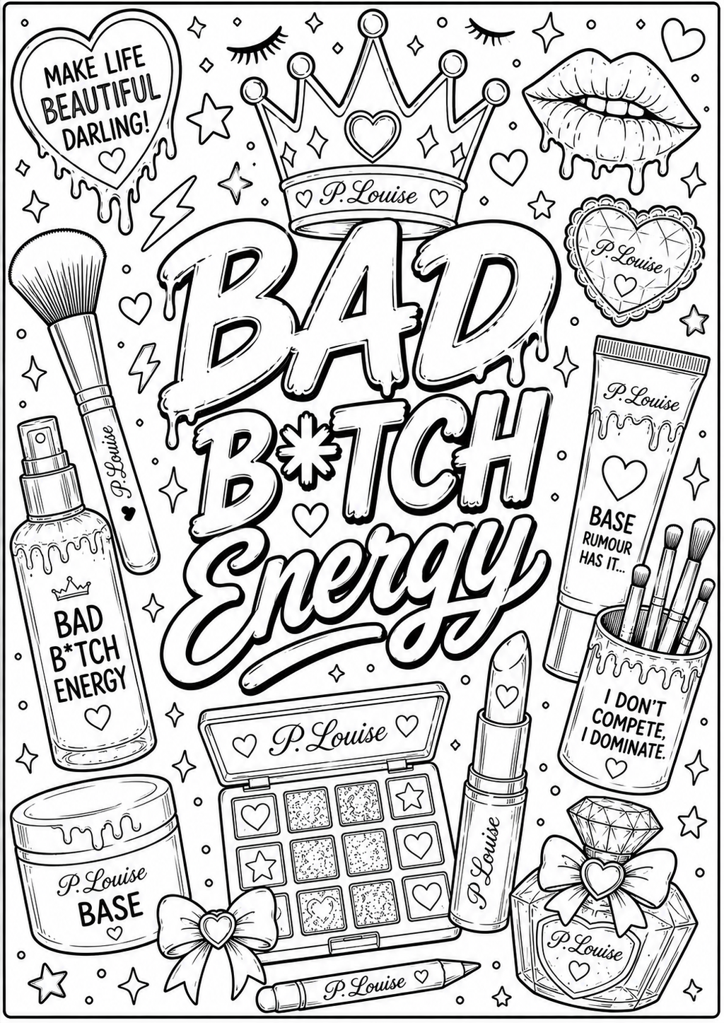 Plouise colouring book