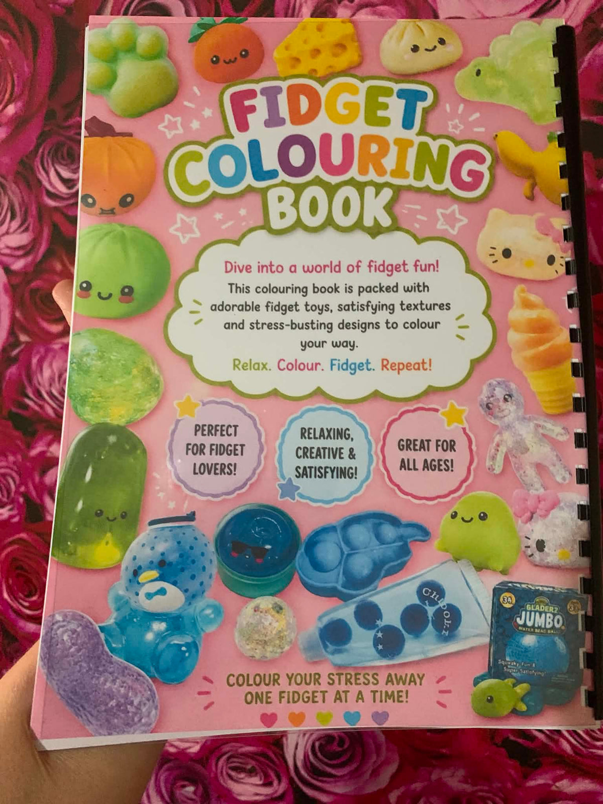 Fidget colouring book