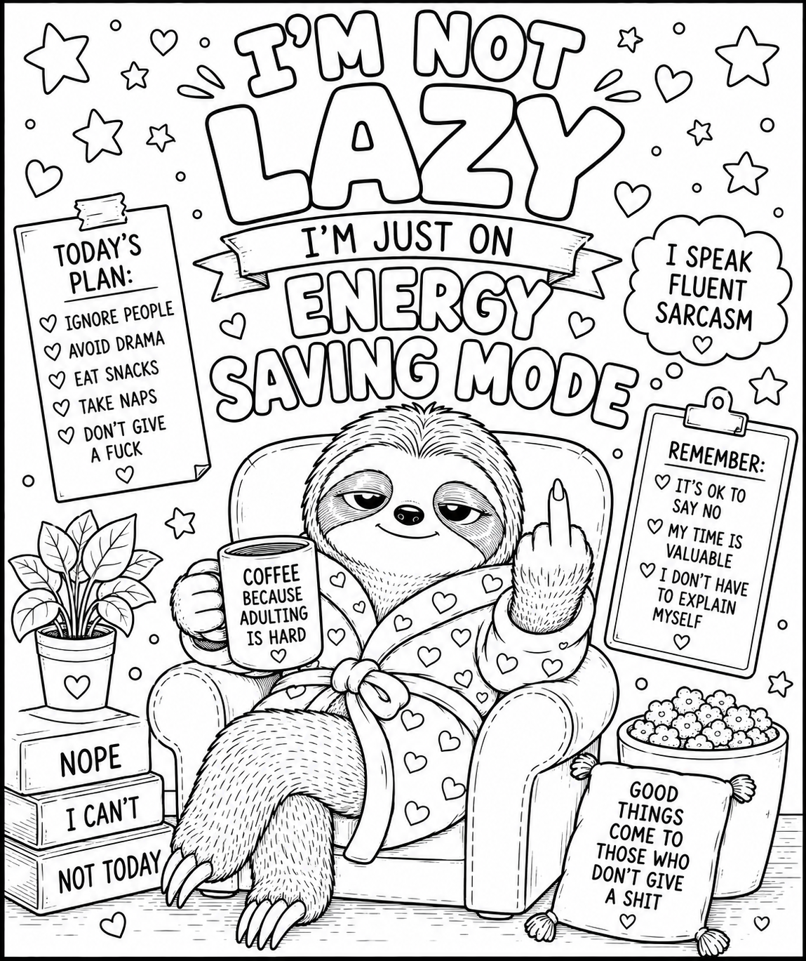 Adult colouring book