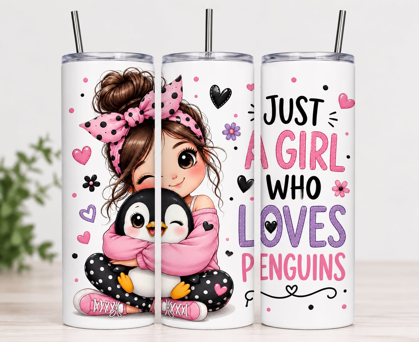 Penguin 20z tumbler