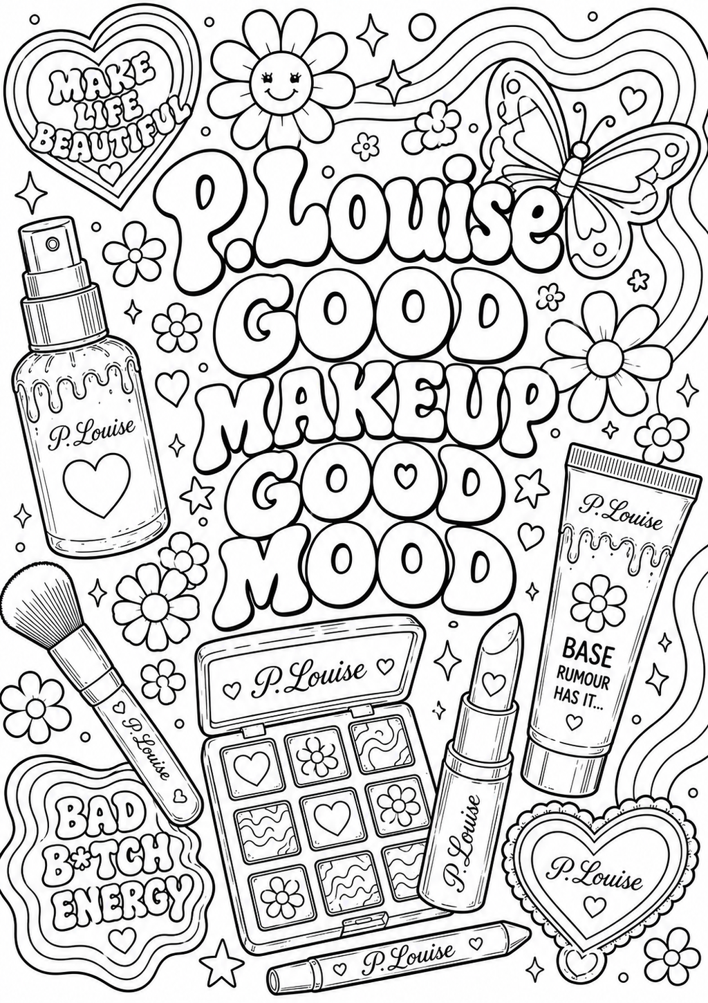 Plouise colouring book