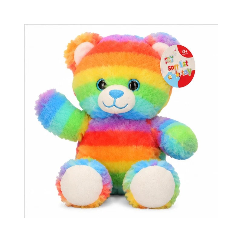 Soft rainbow plush