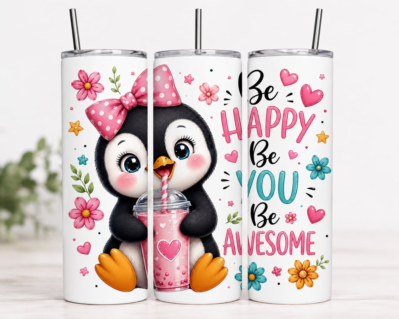 Penguin 20z tumbler