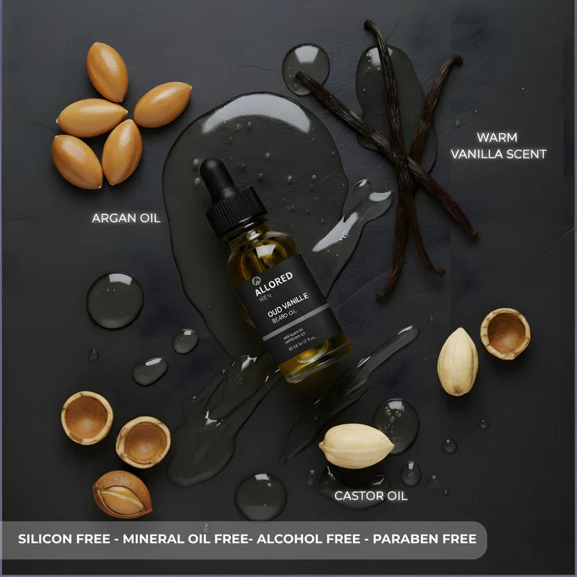 Oud Vanille Beard Oil with Argan & Castor Oil 50ml