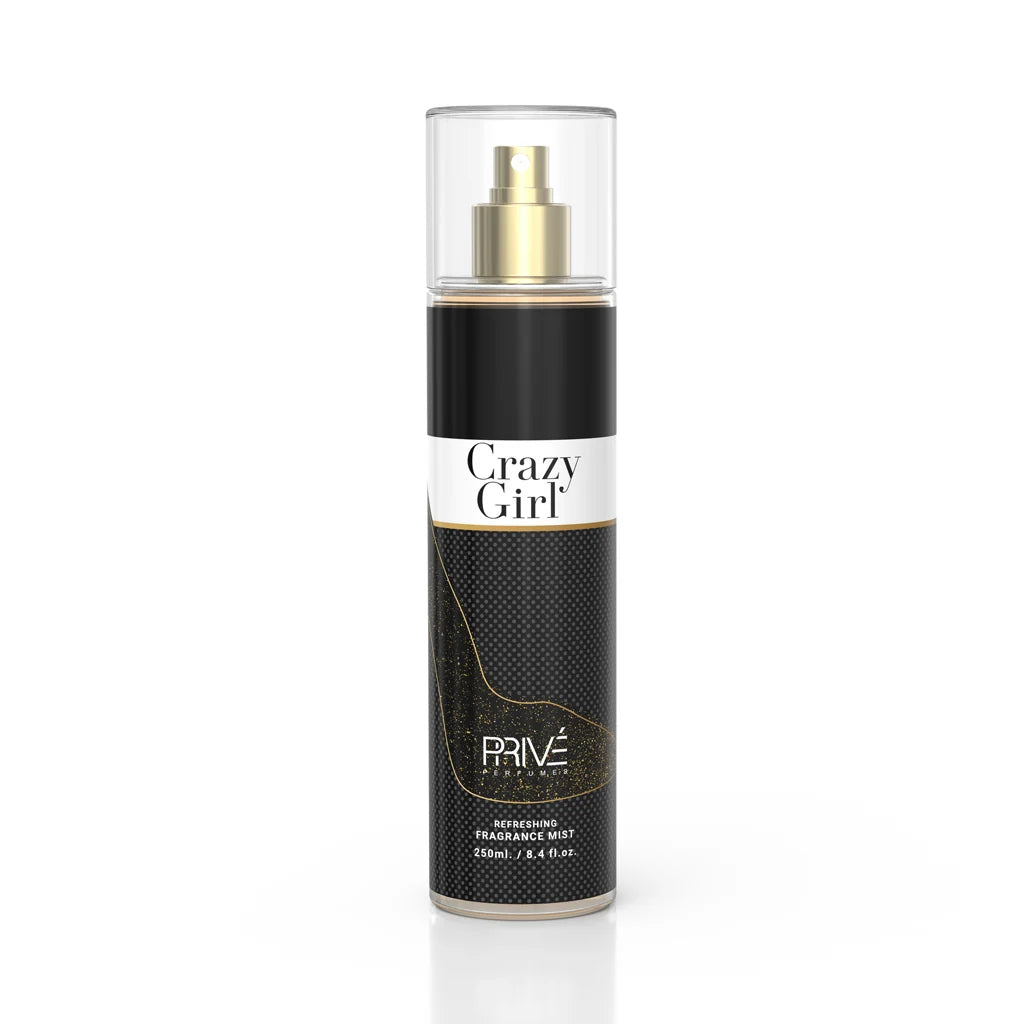 🖤👠 INSPIRED BY CAROLINA HERRERA GOOD GIRL 👠🖤
PRIVE Crazy Girl – Body Mist 250ml