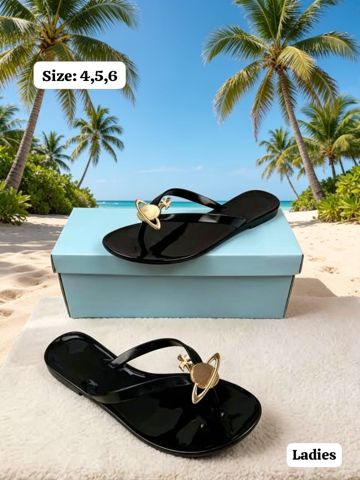 Ladies flip flops