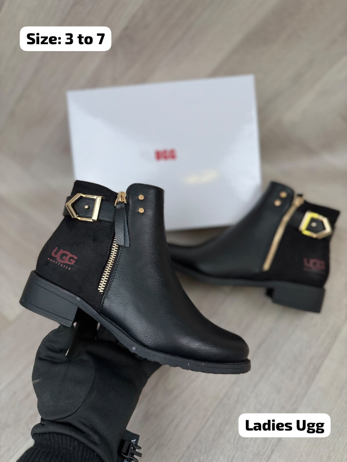 Ladies boots black