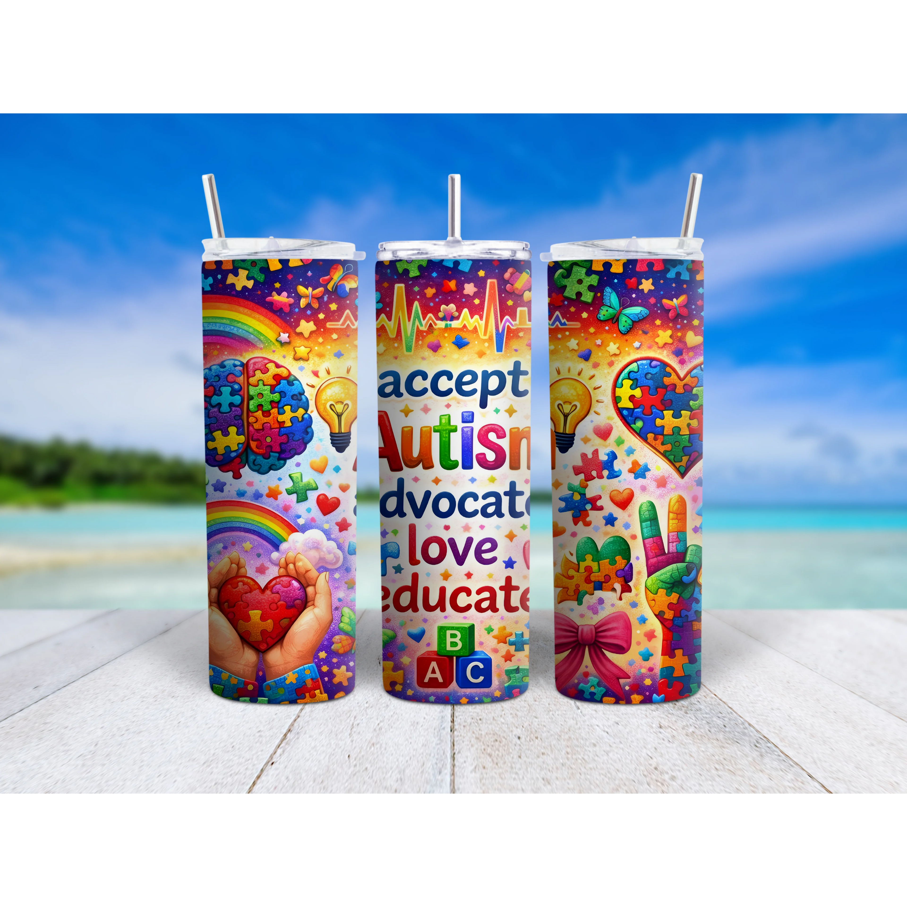 Autism 20oz tumblers