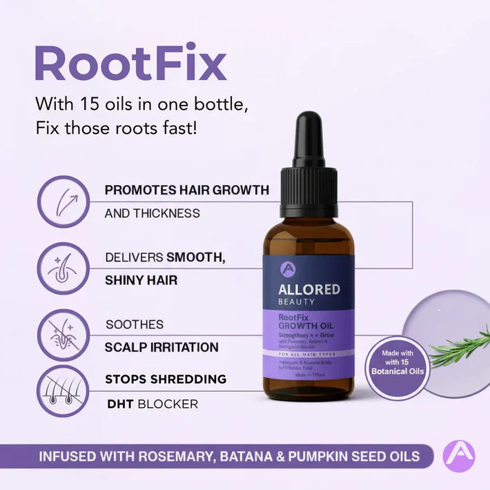 RootFix Growth Oil with Batana & Rosemary - 15 Botanical Oils 50ml