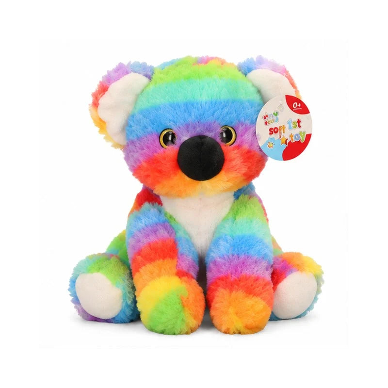 Soft rainbow plush