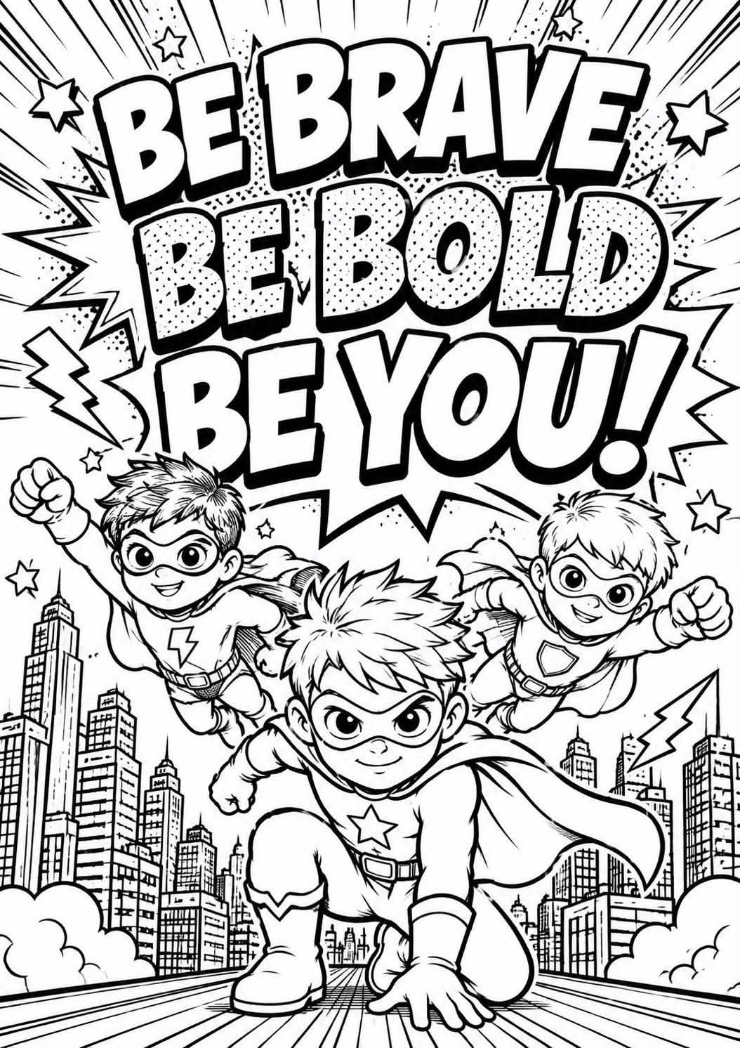 Super hero colouring book