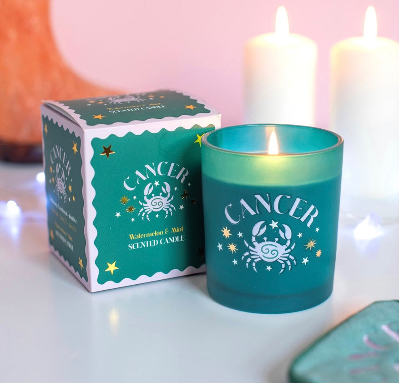 ZODIAC ZEST CANCER WATERMELON & MINT CANDLE