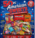 50-Piece Mixed USA Miniature Sweet Postal Box – Assorted Treats Gift Box