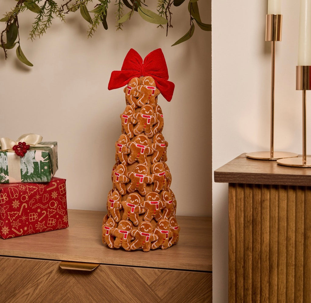 Gingerbread Tree Cone, Brown - 36cm