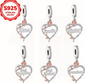1pc of 925 Sterling Silver Heart Charms