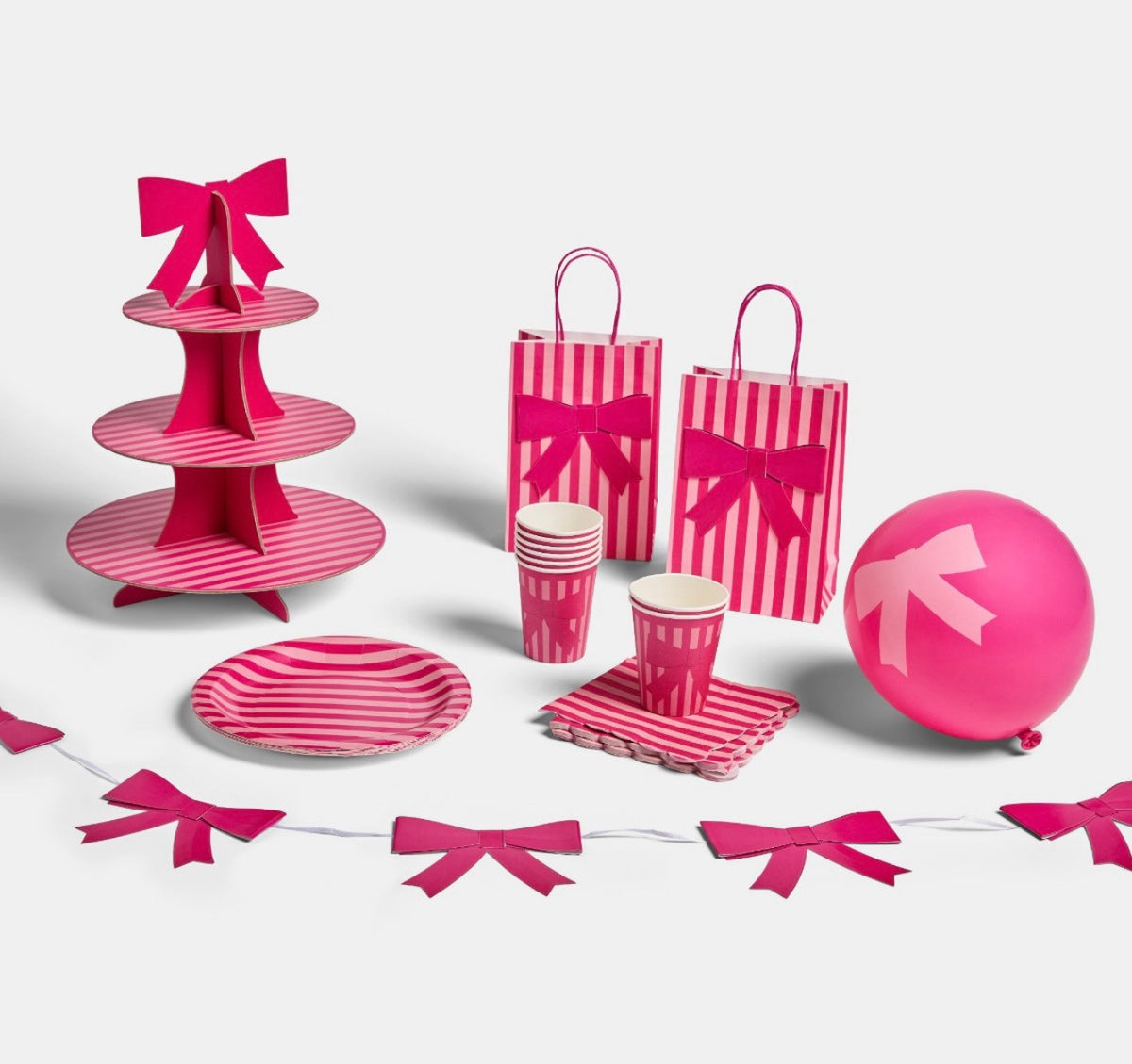 Bow Paper Party Set 41 pcs