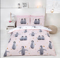 Double penguin duvet set