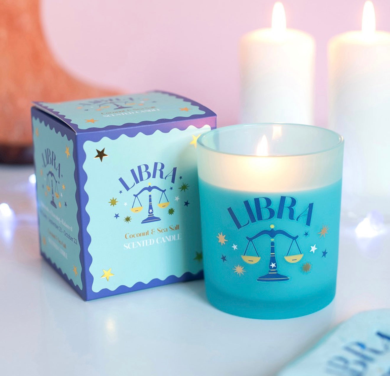 ZODIAC ZEST LIBRA COCONUT & SEA SALT CANDLE
