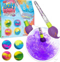 Baff Bombz Magic Brush, 4 x Bath Bombs, Magic Wand, Magically Paint Your Bath Water with This Creaitve Toy for Children,