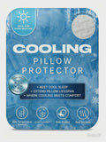 Cooling Pillow Protectors, White - 2 Pack