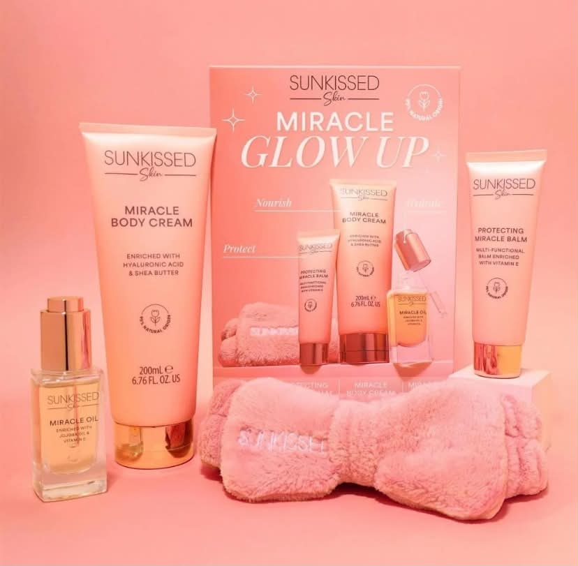 Sun-kissed skin miracle glow up gift set