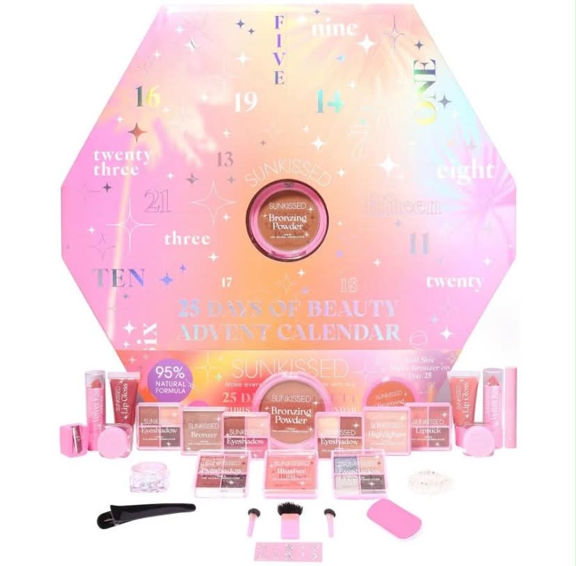 Sun-kissed 25 days of beauty advent calendar