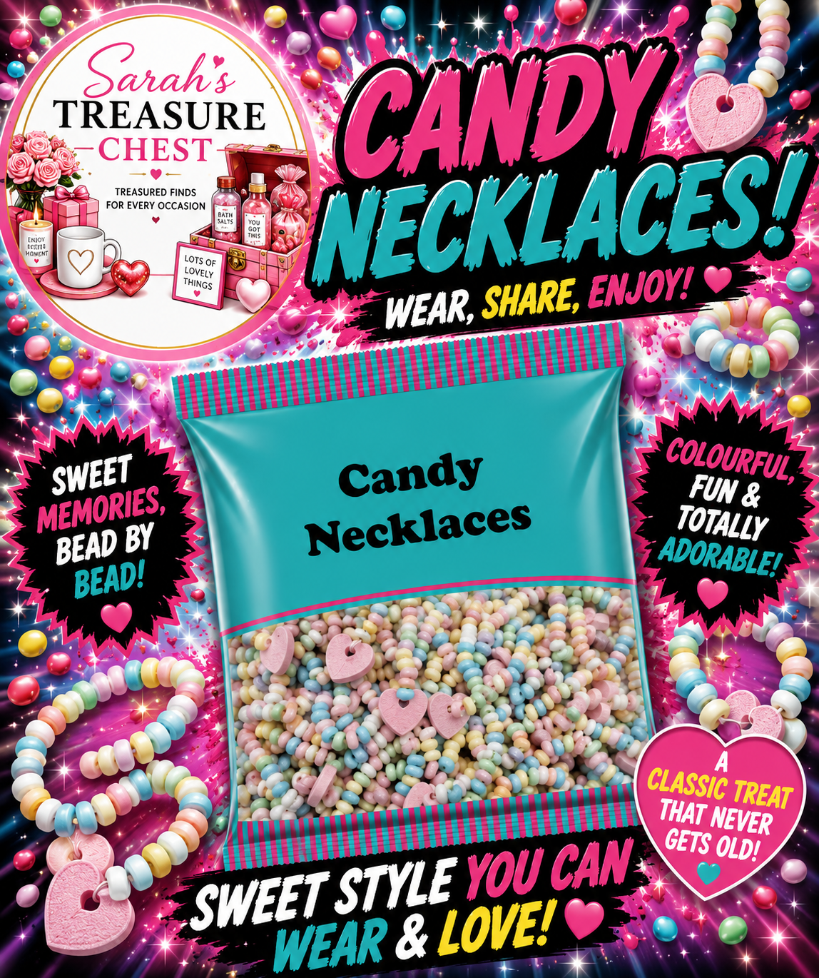 Candy Necklaces 1Kg