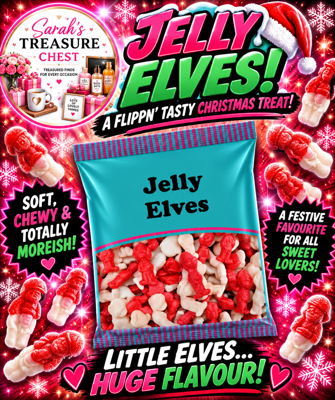 Christmas Jelly Elves 1Kg