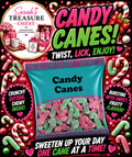 Christmas Sugared Candy Canes 1Kg