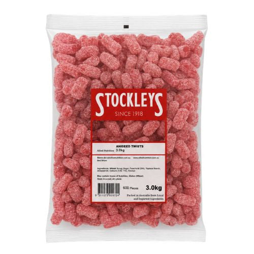 Stockleys Unwrapped Aniseed Twist 3Kg